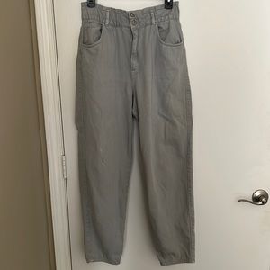 Pull&Bear grey straight legged pants. Size 8 US/40 EUR.